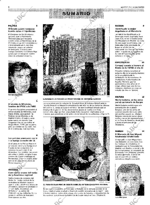 ABC MADRID 15-12-1999 página 98