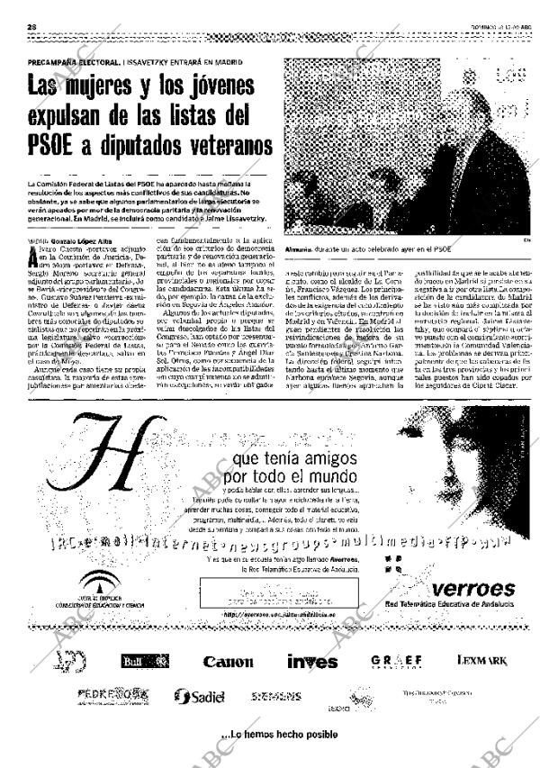 ABC SEVILLA 19-12-1999 página 28