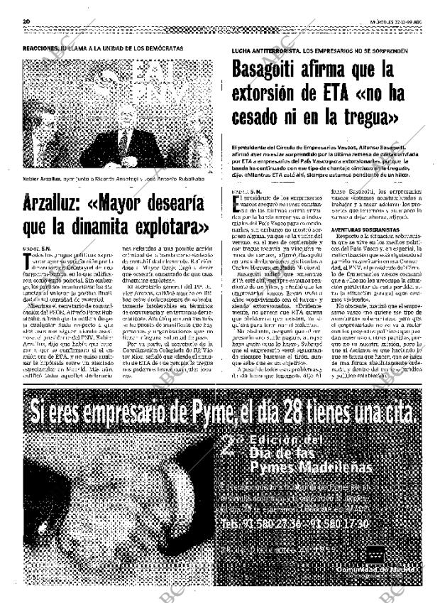 ABC MADRID 22-12-1999 página 20