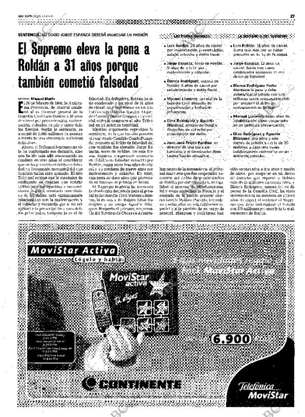 ABC MADRID 22-12-1999 página 27