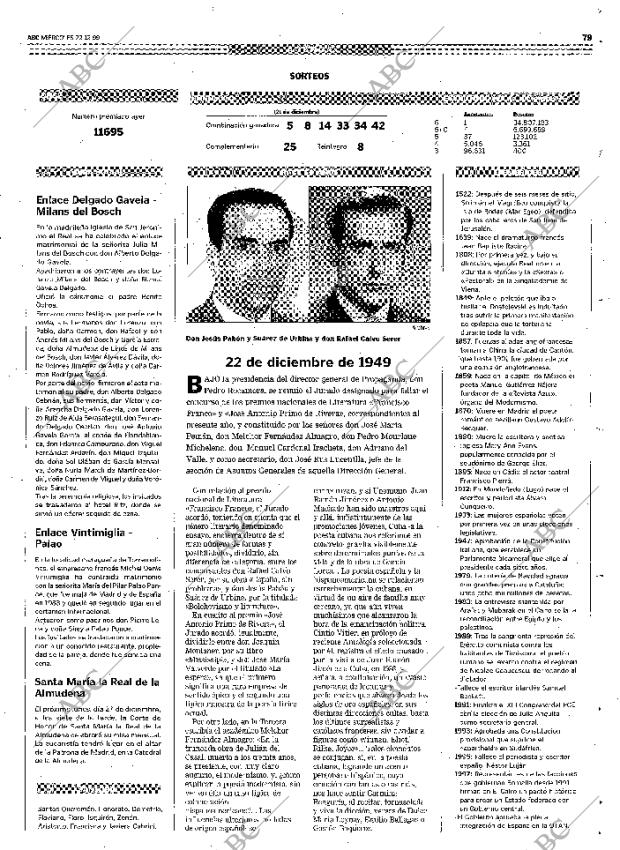 ABC MADRID 22-12-1999 página 79