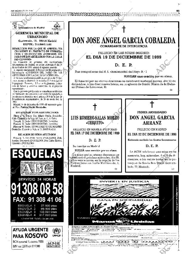 ABC MADRID 22-12-1999 página 83