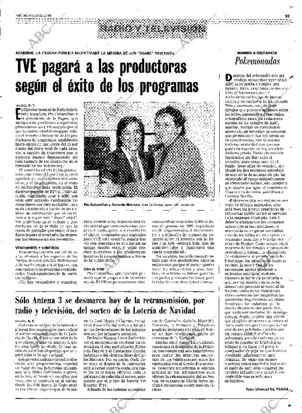 ABC MADRID 22-12-1999 página 91