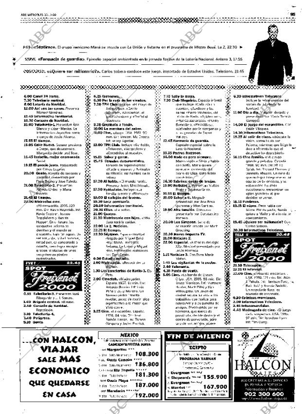 ABC MADRID 22-12-1999 página 95