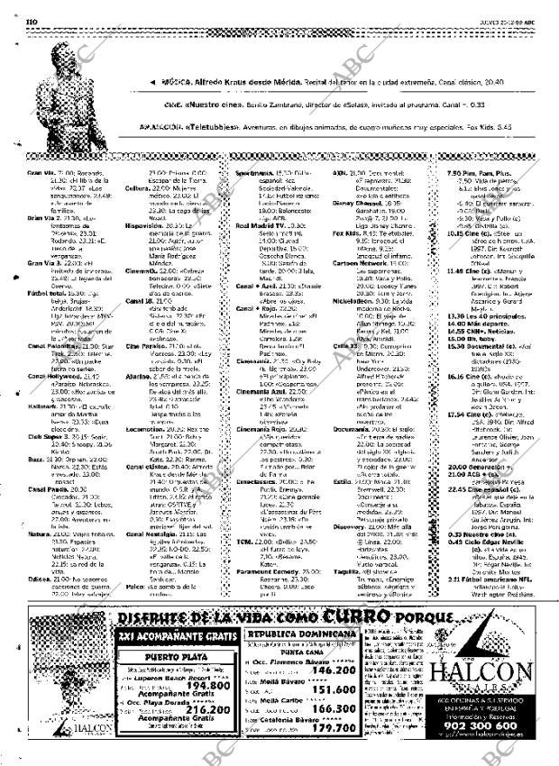 ABC MADRID 23-12-1999 página 110