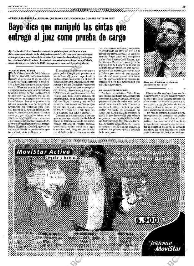 ABC MADRID 23-12-1999 página 33