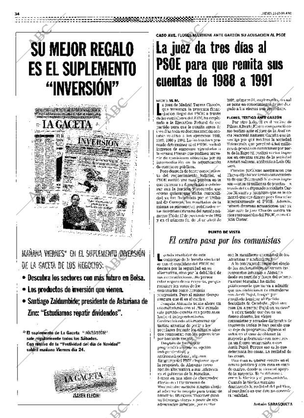 ABC MADRID 23-12-1999 página 34