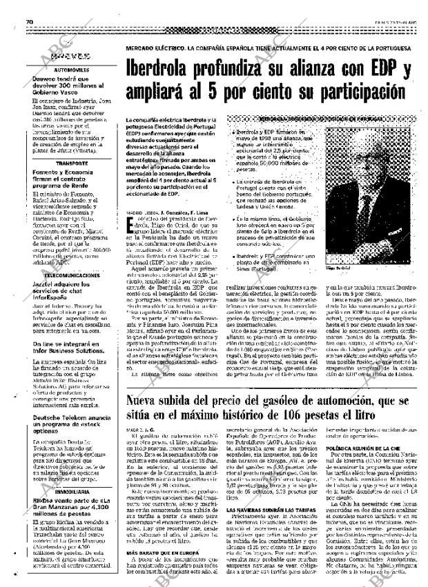 ABC MADRID 23-12-1999 página 70