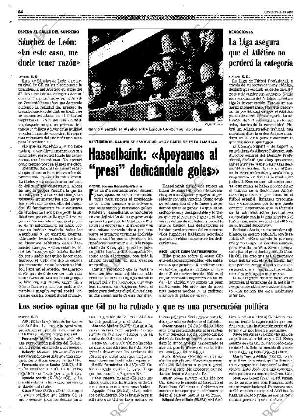 ABC MADRID 23-12-1999 página 84