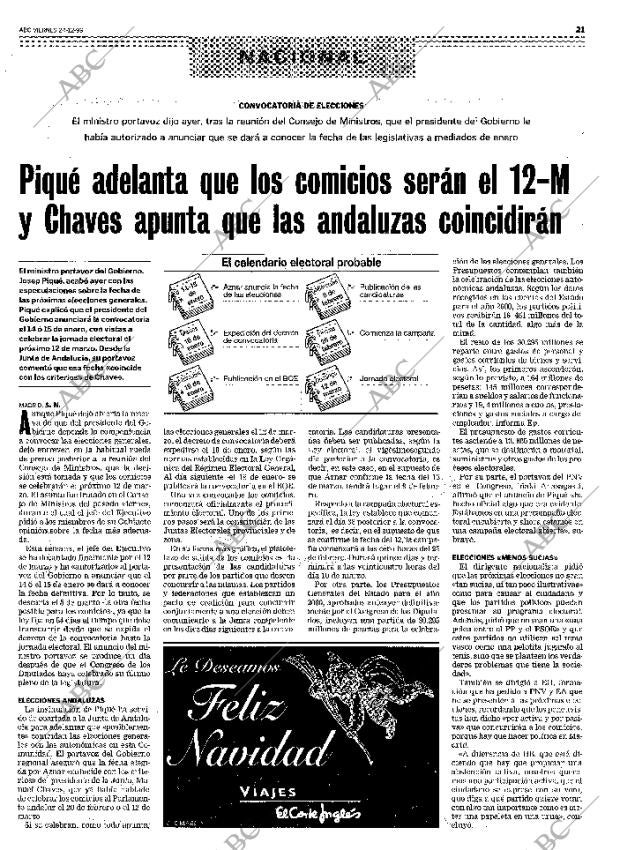 ABC MADRID 24-12-1999 página 21