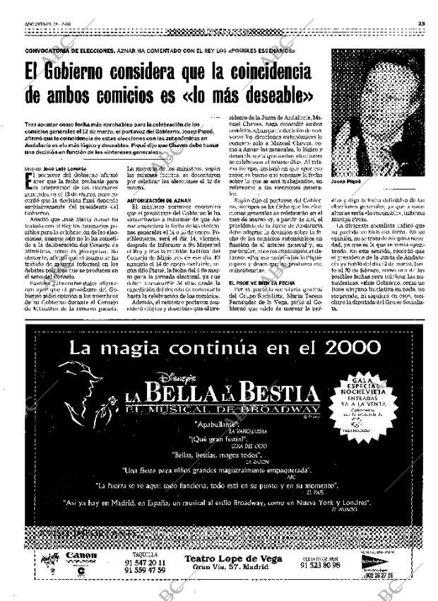 ABC MADRID 24-12-1999 página 23