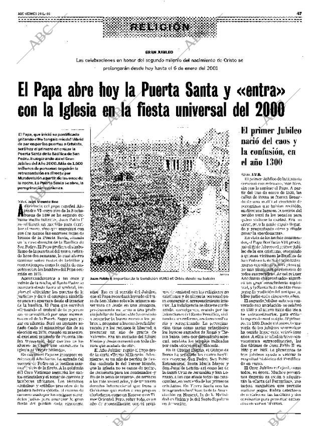 ABC MADRID 24-12-1999 página 47