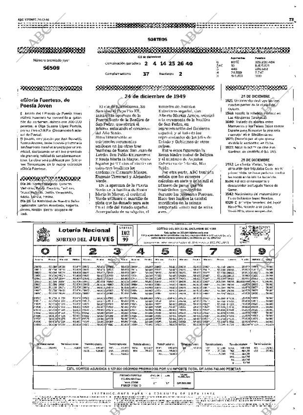 ABC MADRID 24-12-1999 página 73