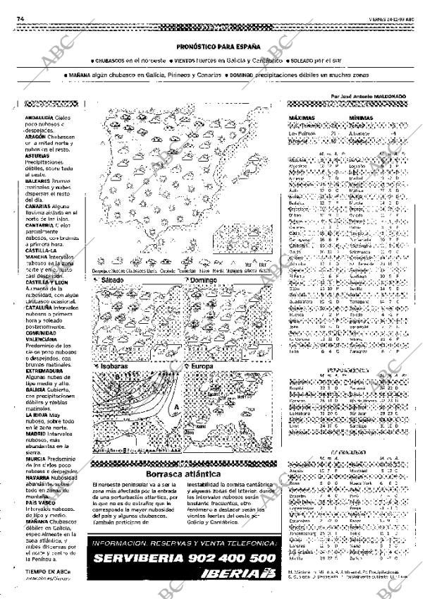 ABC MADRID 24-12-1999 página 74