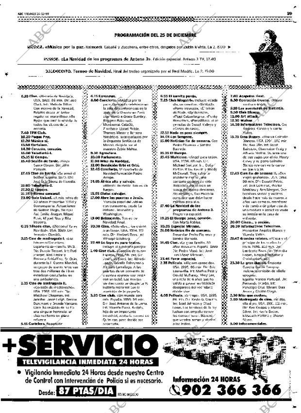 ABC MADRID 24-12-1999 página 99