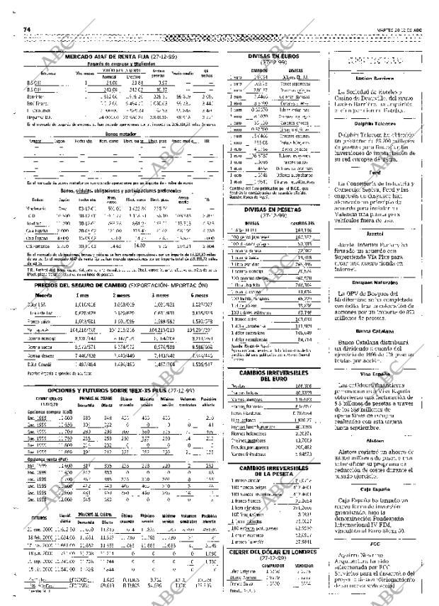 ABC SEVILLA 28-12-1999 página 74