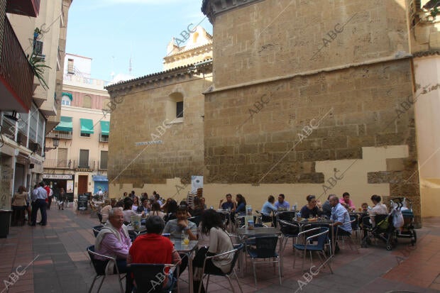 Terrazas Instaladas en la plaza de san Miguel