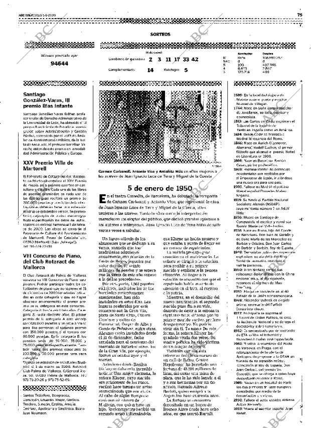 ABC MADRID 05-01-2000 página 75