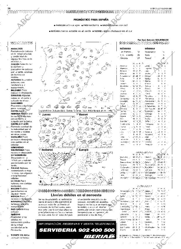 ABC MADRID 05-01-2000 página 76