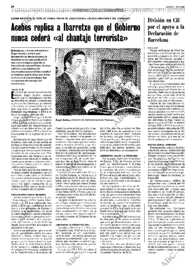 ABC SEVILLA 06-01-2000 página 20