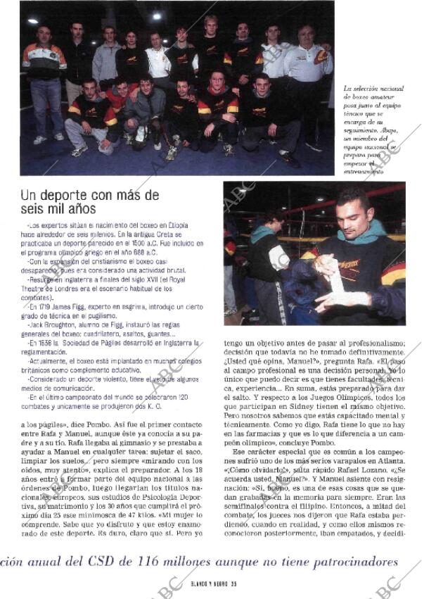 BLANCO Y NEGRO MADRID 09-01-2000 página 25