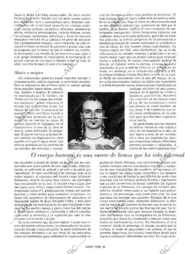 BLANCO Y NEGRO MADRID 09-01-2000 página 46