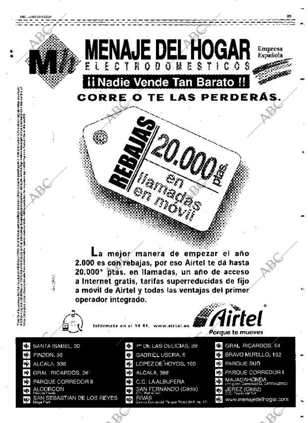 ABC MADRID 10-01-2000 página 127