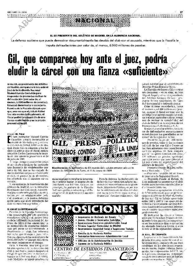 ABC MADRID 10-01-2000 página 17