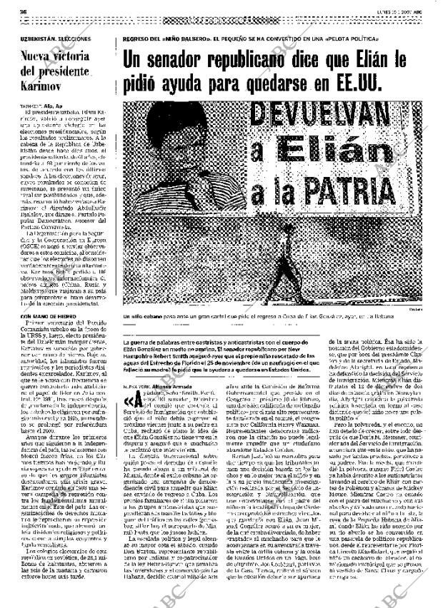 ABC MADRID 10-01-2000 página 36