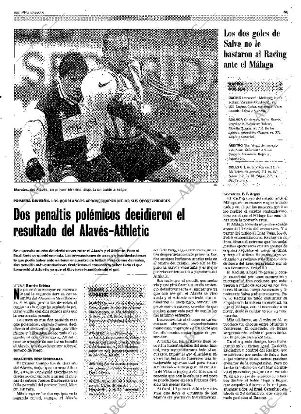 ABC MADRID 10-01-2000 página 61