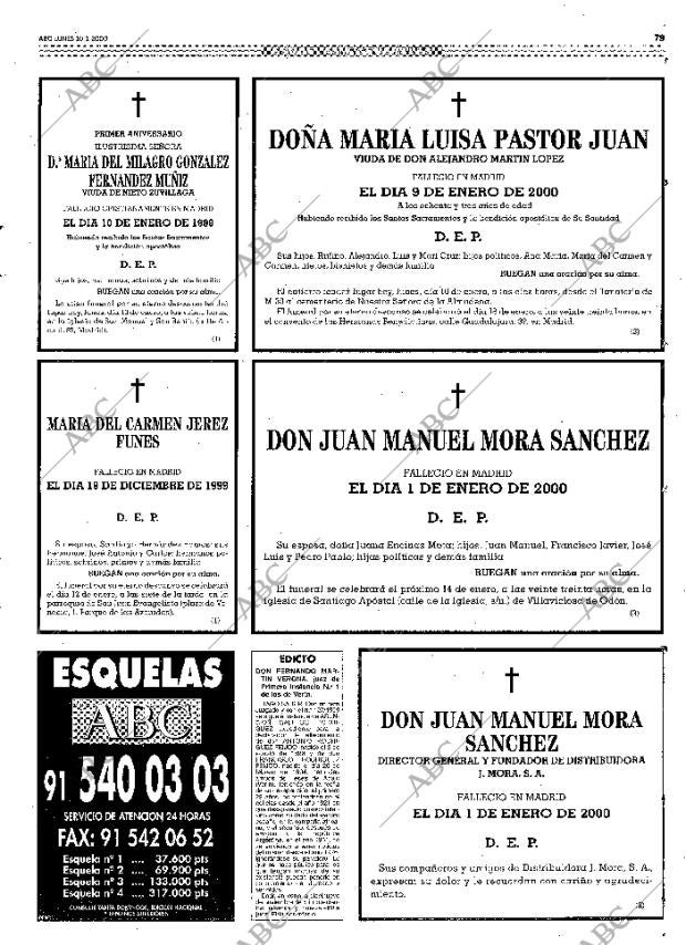 ABC MADRID 10-01-2000 página 79