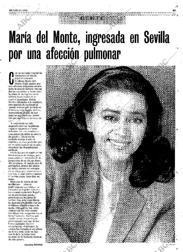 ABC MADRID 10-01-2000 página 83