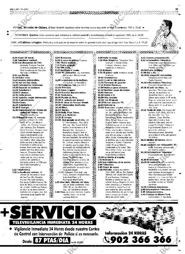 ABC MADRID 10-01-2000 página 91