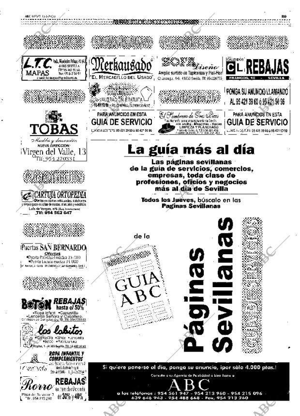 ABC SEVILLA 13-01-2000 página 89