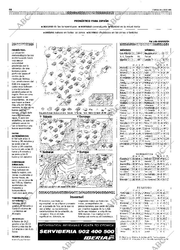 ABC SEVILLA 14-01-2000 página 40