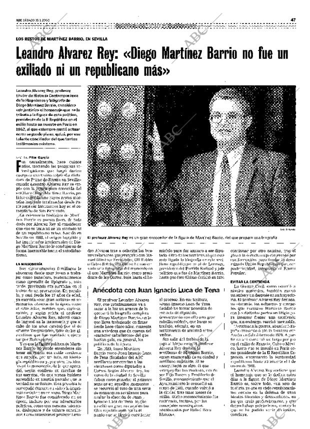 ABC SEVILLA 15-01-2000 página 47