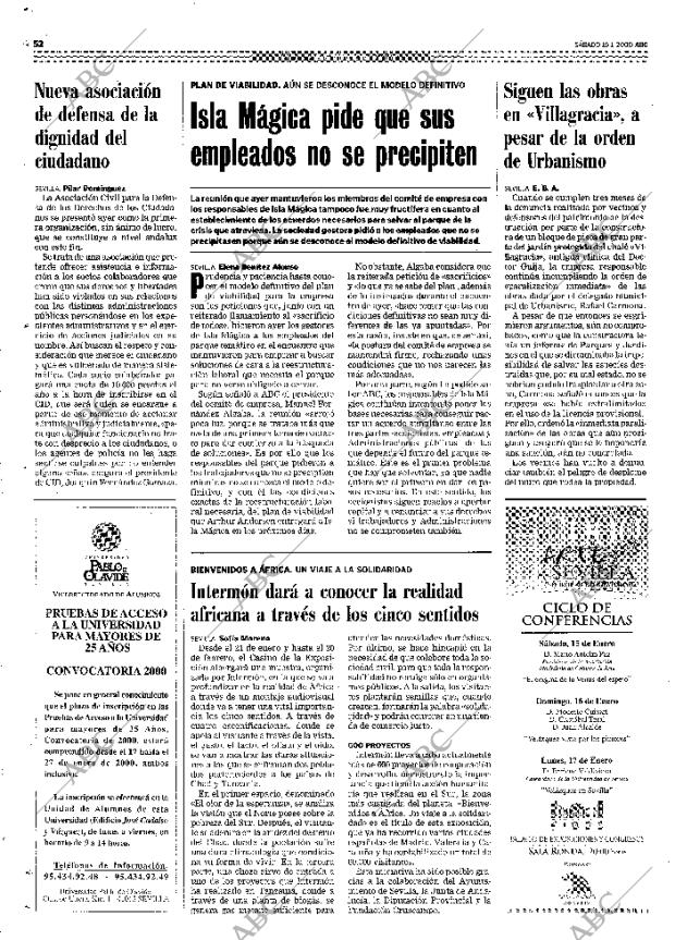 ABC SEVILLA 15-01-2000 página 52