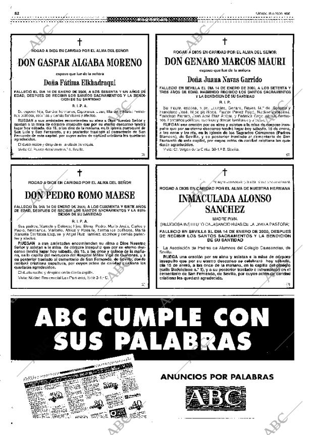 ABC SEVILLA 15-01-2000 página 82
