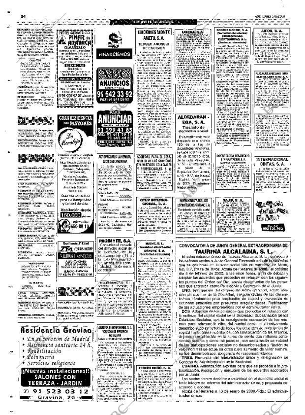 ABC MADRID 17-01-2000 página 126