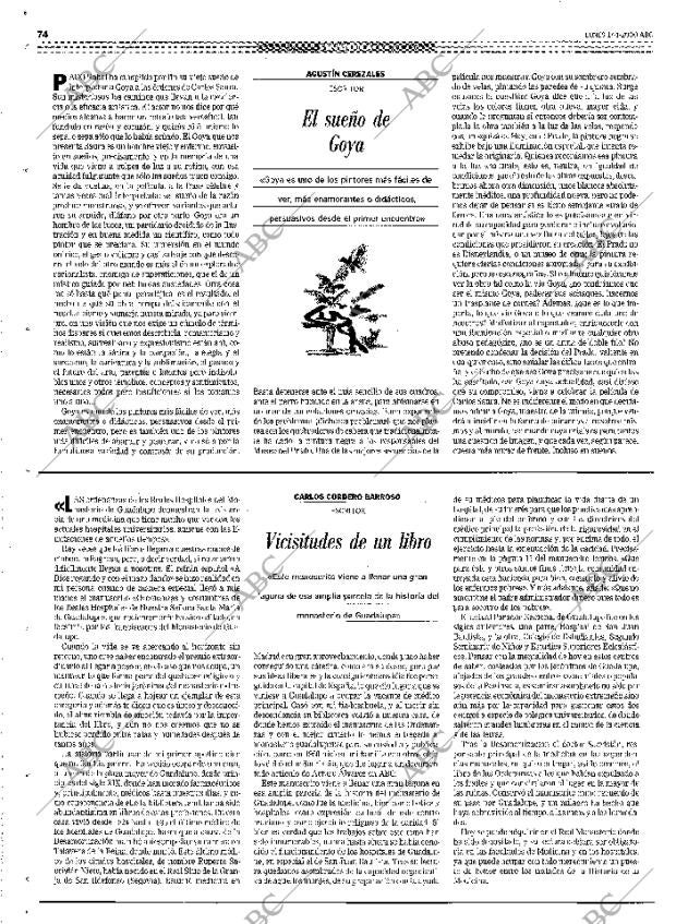 ABC MADRID 17-01-2000 página 74
