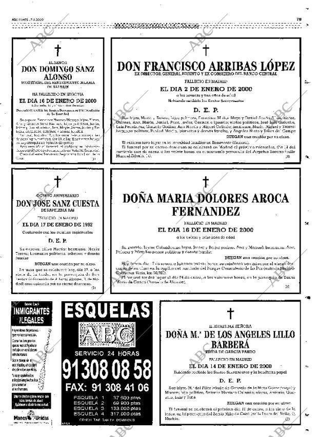 ABC MADRID 17-01-2000 página 79