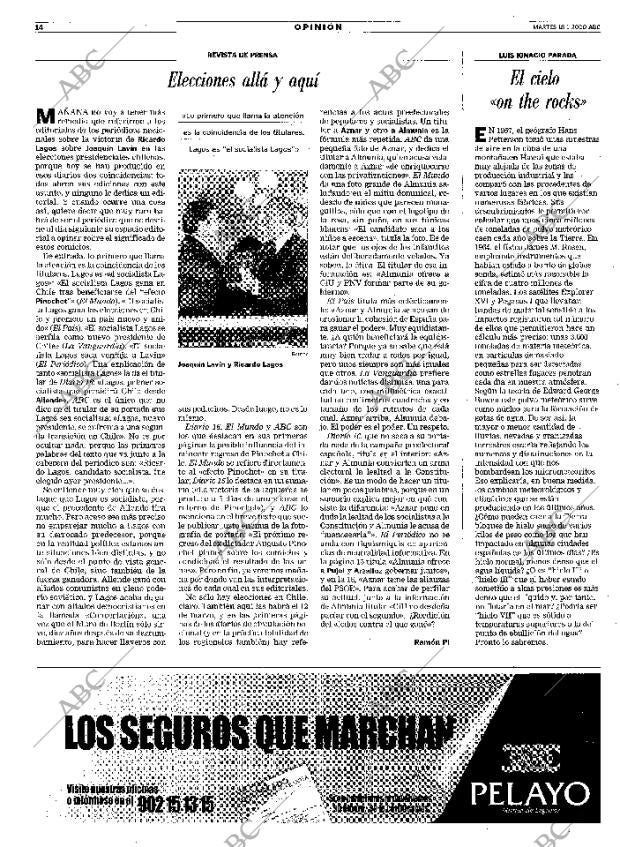 ABC MADRID 18-01-2000 página 14