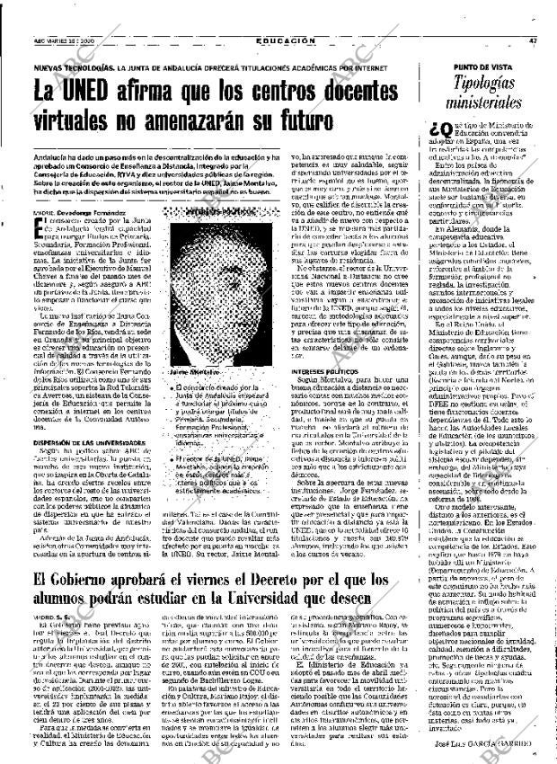 ABC MADRID 18-01-2000 página 47