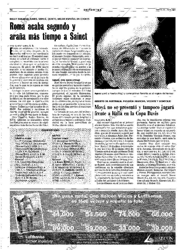 ABC MADRID 18-01-2000 página 74