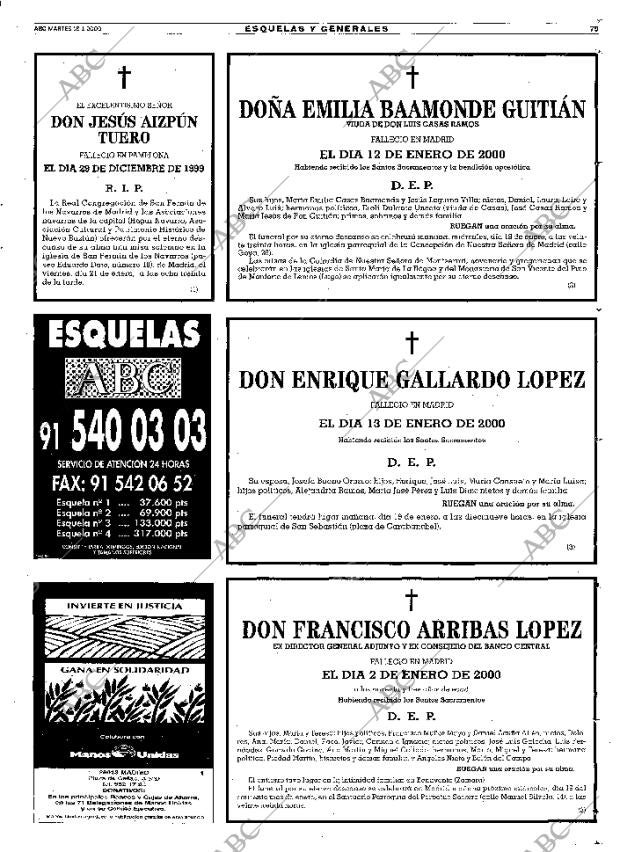 ABC MADRID 18-01-2000 página 79