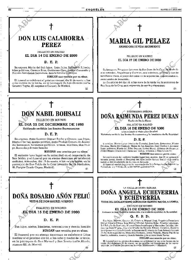 ABC MADRID 18-01-2000 página 82