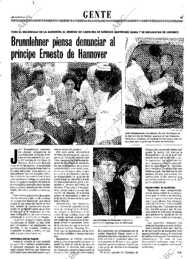 ABC MADRID 18-01-2000 página 85