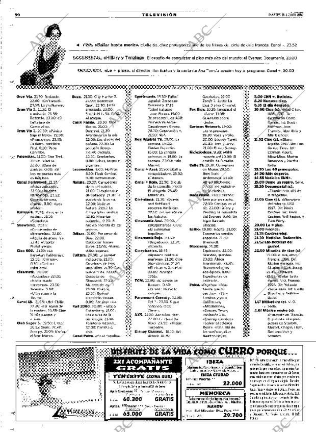 ABC MADRID 18-01-2000 página 90