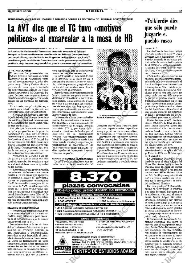ABC MADRID 19-01-2000 página 23