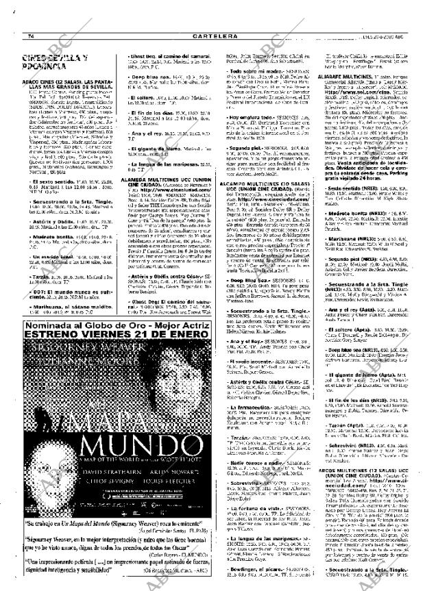 ABC SEVILLA 20-01-2000 página 74
